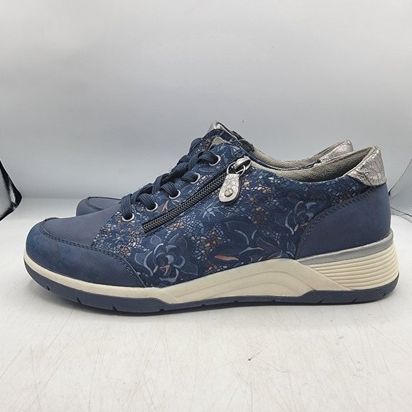 Spring Step Gabrielle Mens 6.5 Blue Sneaker Shoes Walking Work Wear Casual - Picture 5 of 14